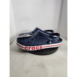 Crocs Bayaband Clog Mens 12 Women 14 Navy Slip On‎ Sandals Classic Authentic NWT
